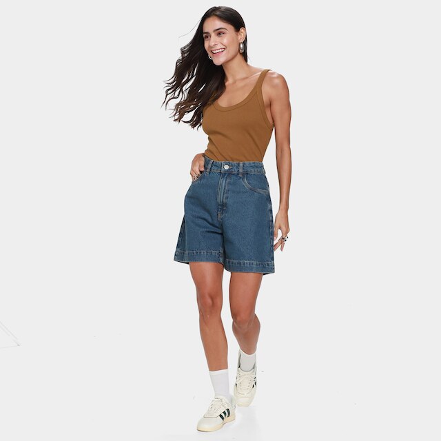 Regata Hering Slim Básica Feminina