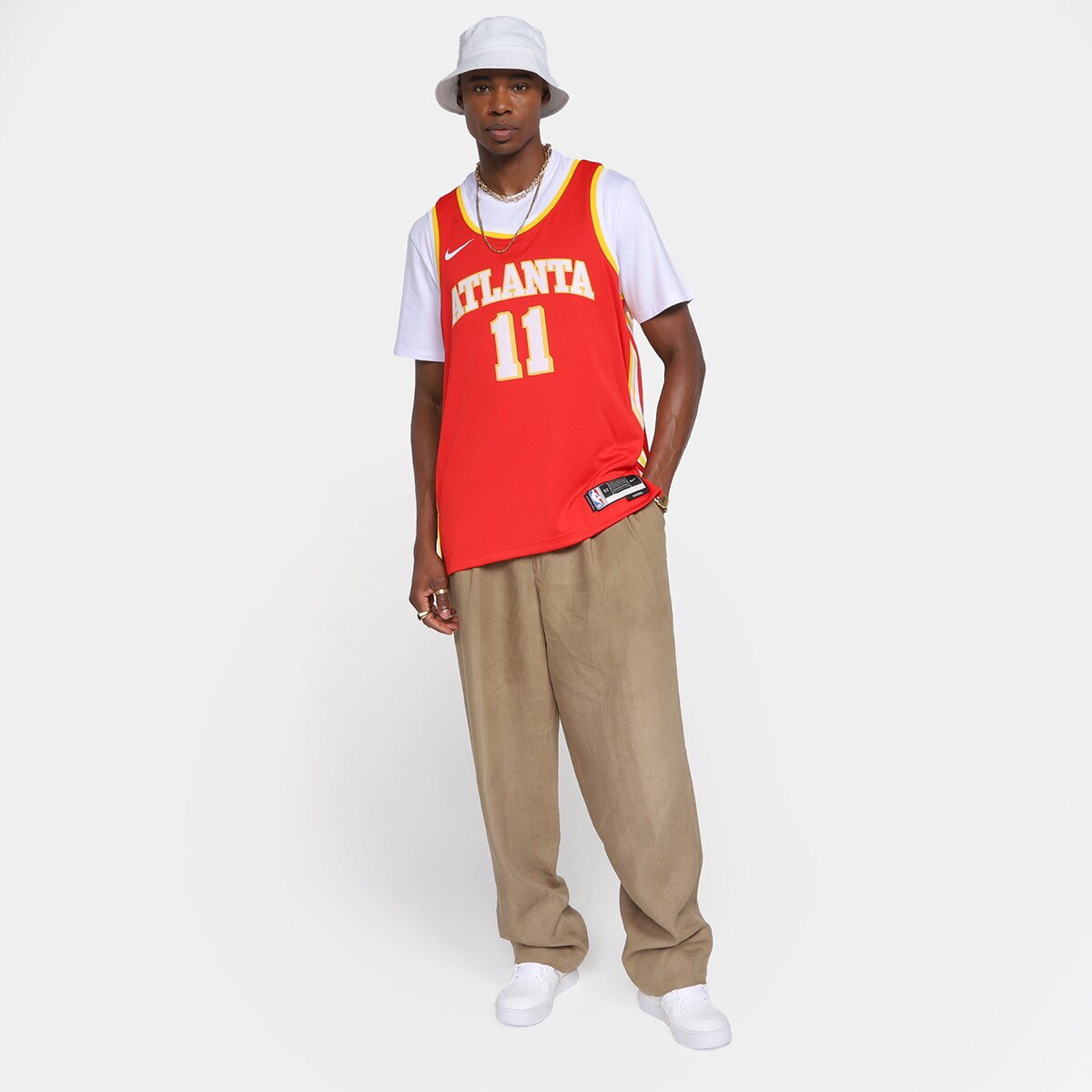 Regata Jersey NBA Nike Atlanta Hawks Trae Young Nº 11 - Masculina - 3