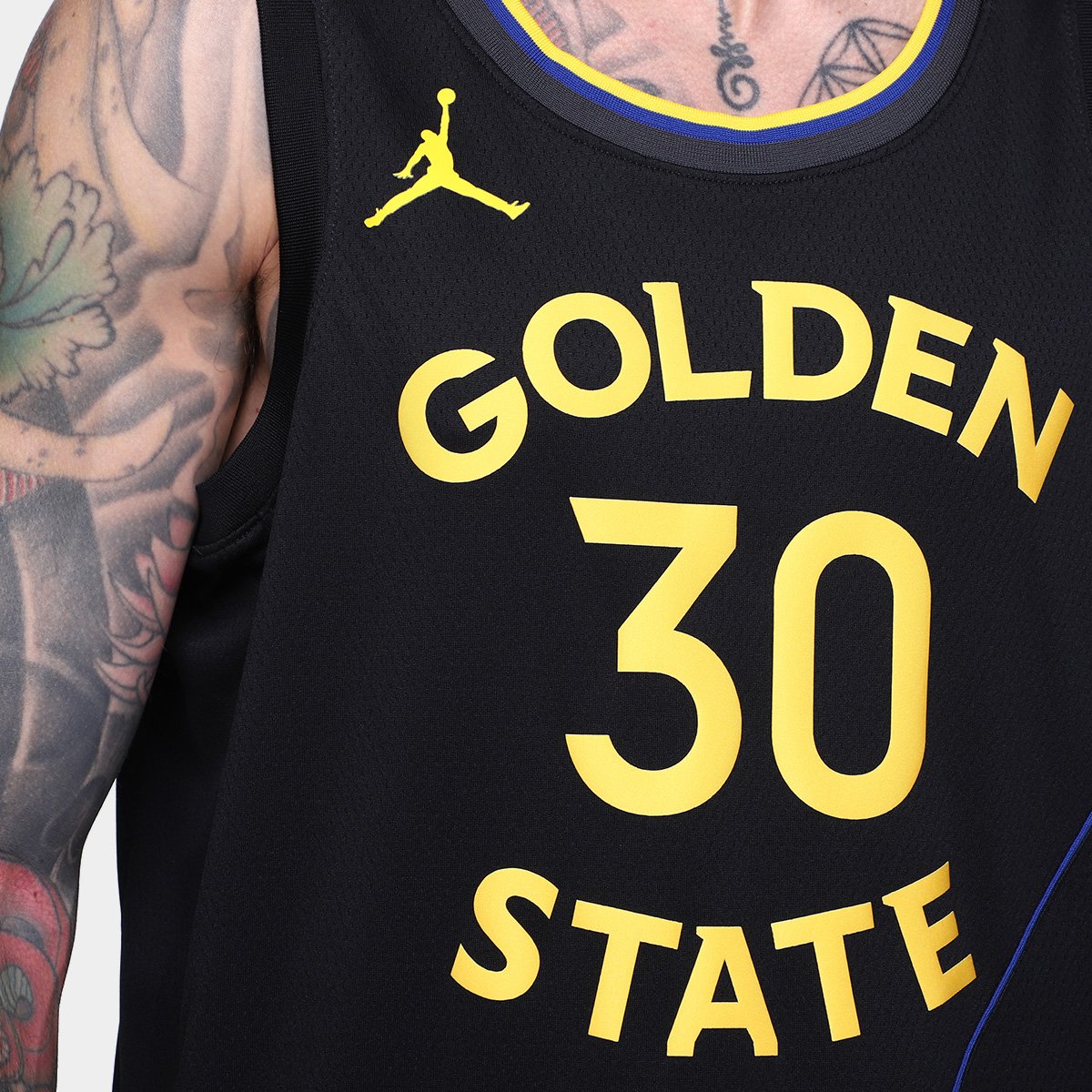 Regata Jersey NBA Nike Golden State Warriors Stephen Curry N° 30 - Masculina - 2