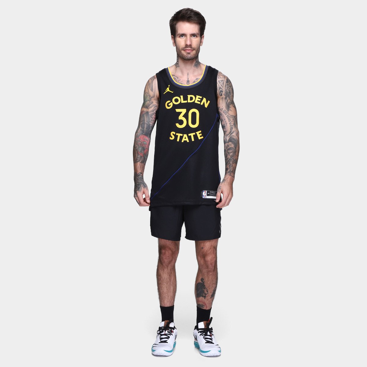 Regata Jersey NBA Nike Golden State Warriors Stephen Curry N° 30 - Masculina - 3