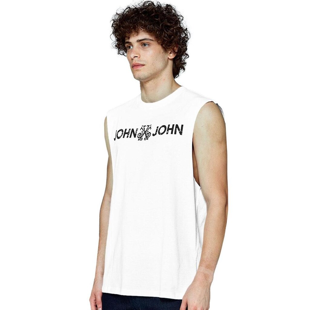 Regata John John Masculina Regular Rusty Branca