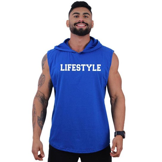 Regata Longline com Touca Masculina MXD Conceito Lifestyle - Azul é ruim? Regata Longline com Touca Masculina MXD Conceito Lifestyle - Azul é boa?