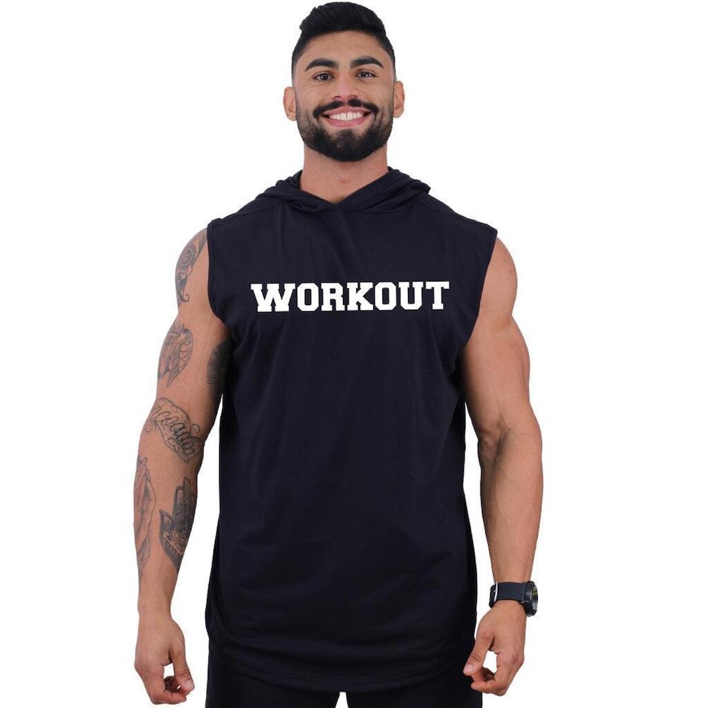 Regata Longline com Touca Masculina MXD Conceito Workout