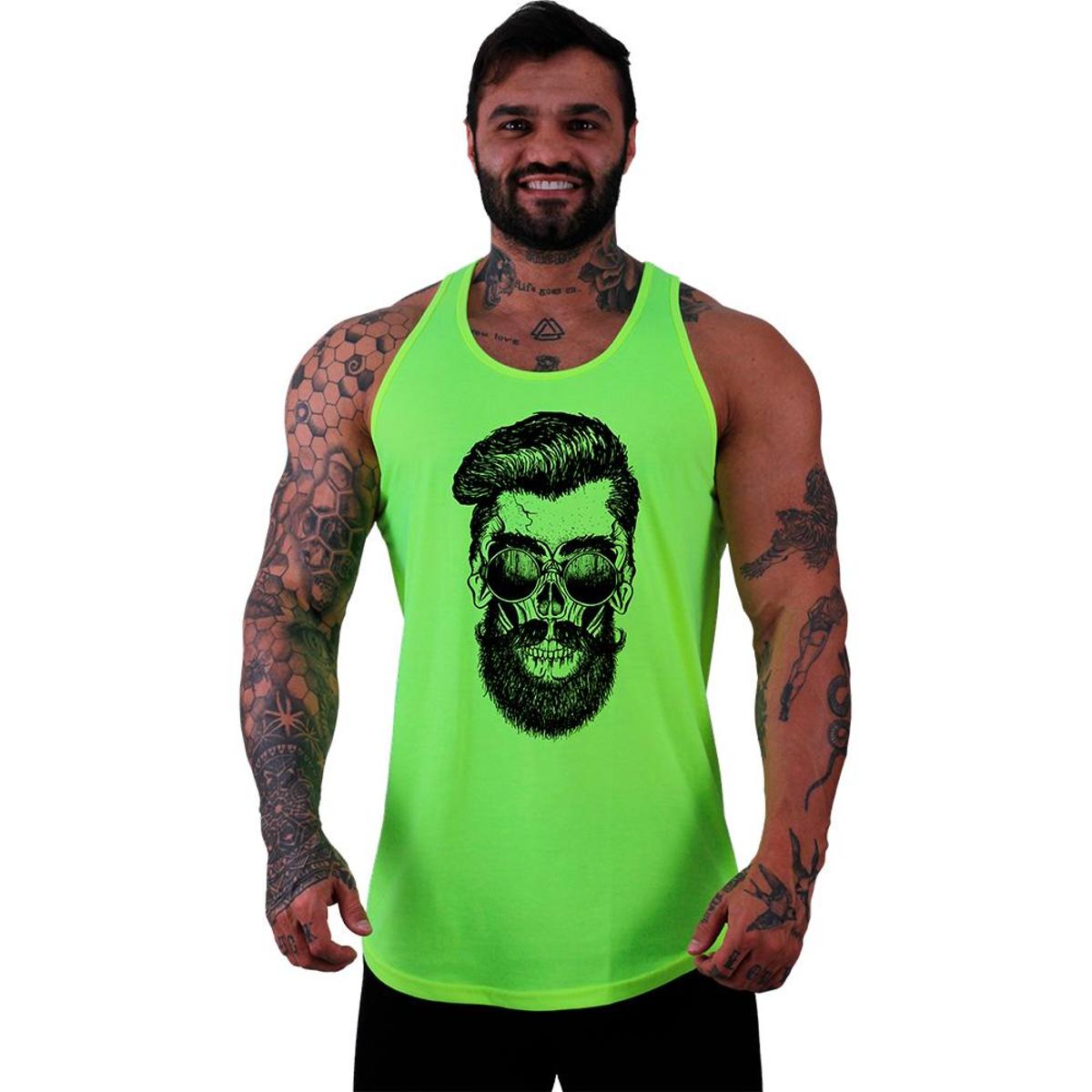 Regata Longline MXD Caveira Hipster Masculina é ruim? Regata Longline MXD Caveira Hipster Masculina é boa?