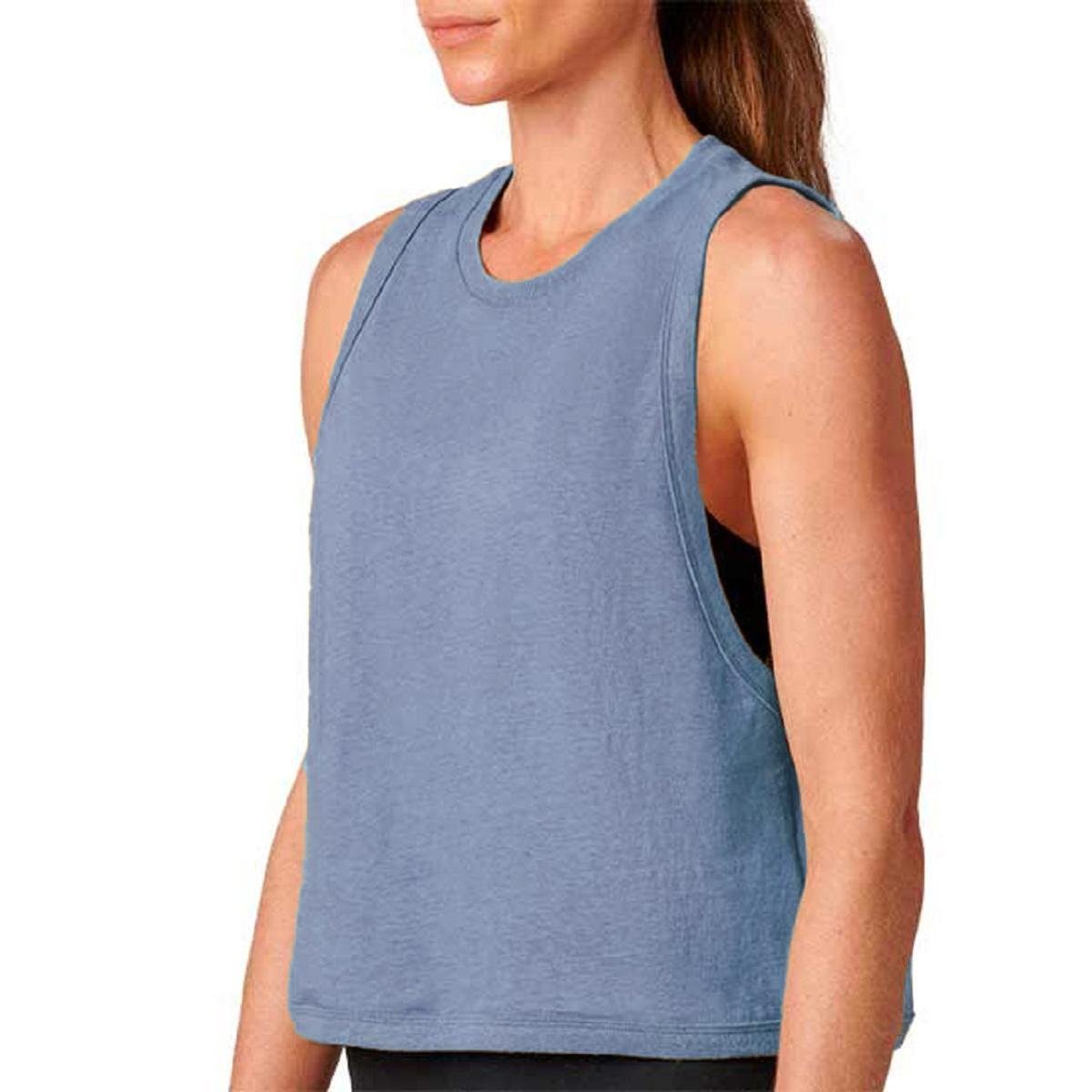 Regata Lupo AF Algodão Básica Feminina Azul Netshoes