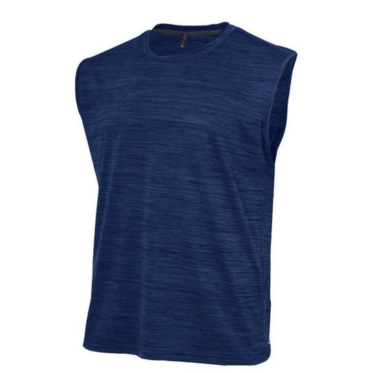 Regata Machão Dry Plus Size Academia Masculina Fitness - Azul Menor preço em Regata Machão Dry Plus Size Academia Masculina Fitness - Azul