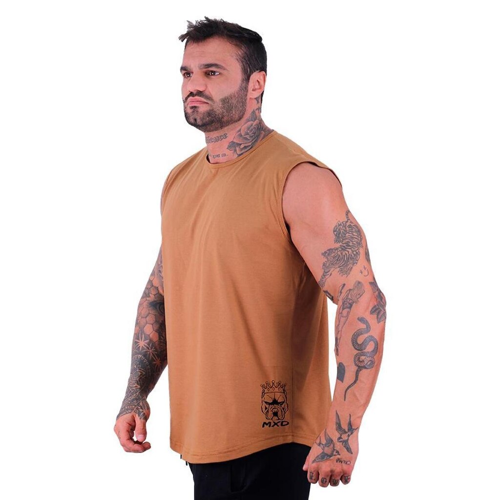 Regata Machão Longline MXD Conceito Estampada Academia Fit