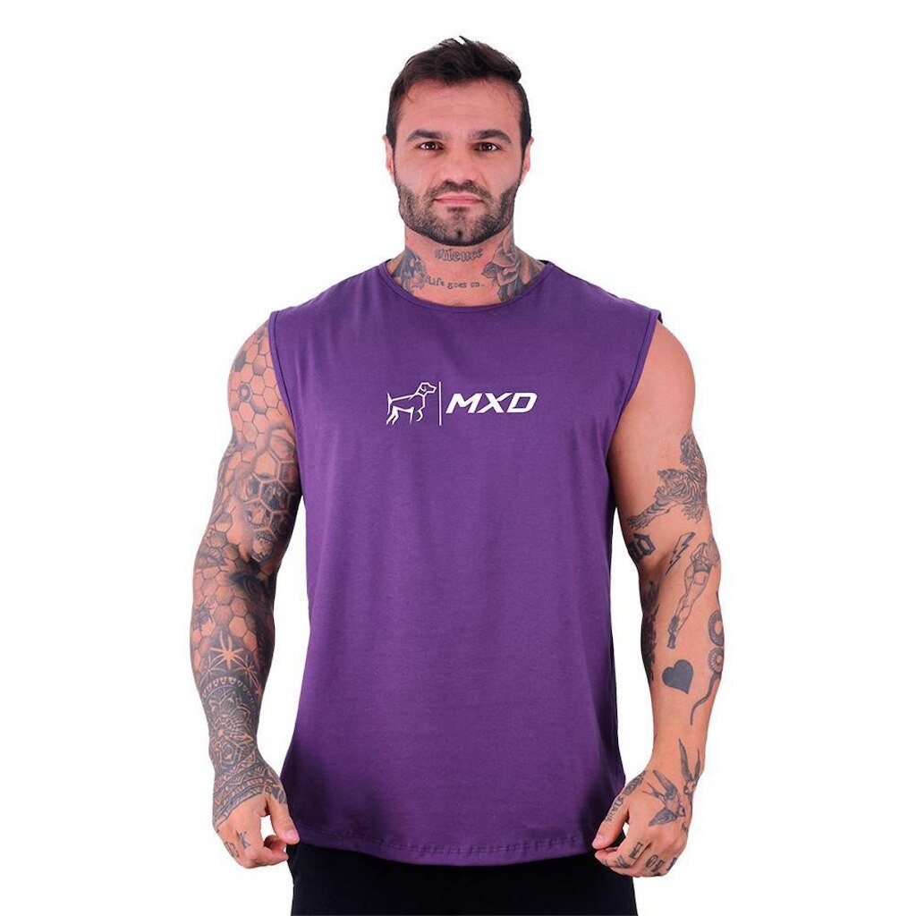 Regata Machão Longline MXD Conceito Estampada Academia Saúde