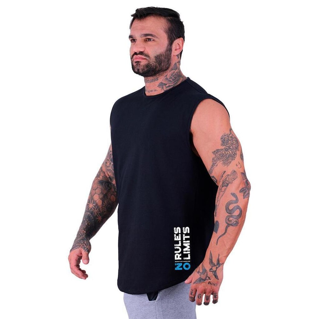 Regata Machão Longline MXD Conceito Estampada Academia Saúde