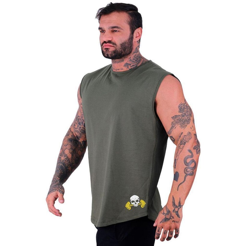 Regata Machão Longline MXD Conceito Estampada Academia Saúde