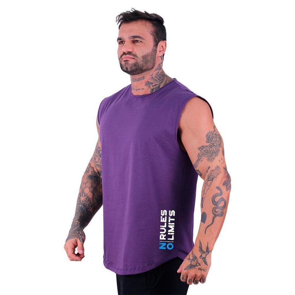 Regata Machão Longline MXD Conceito Estampada Musculação Fit