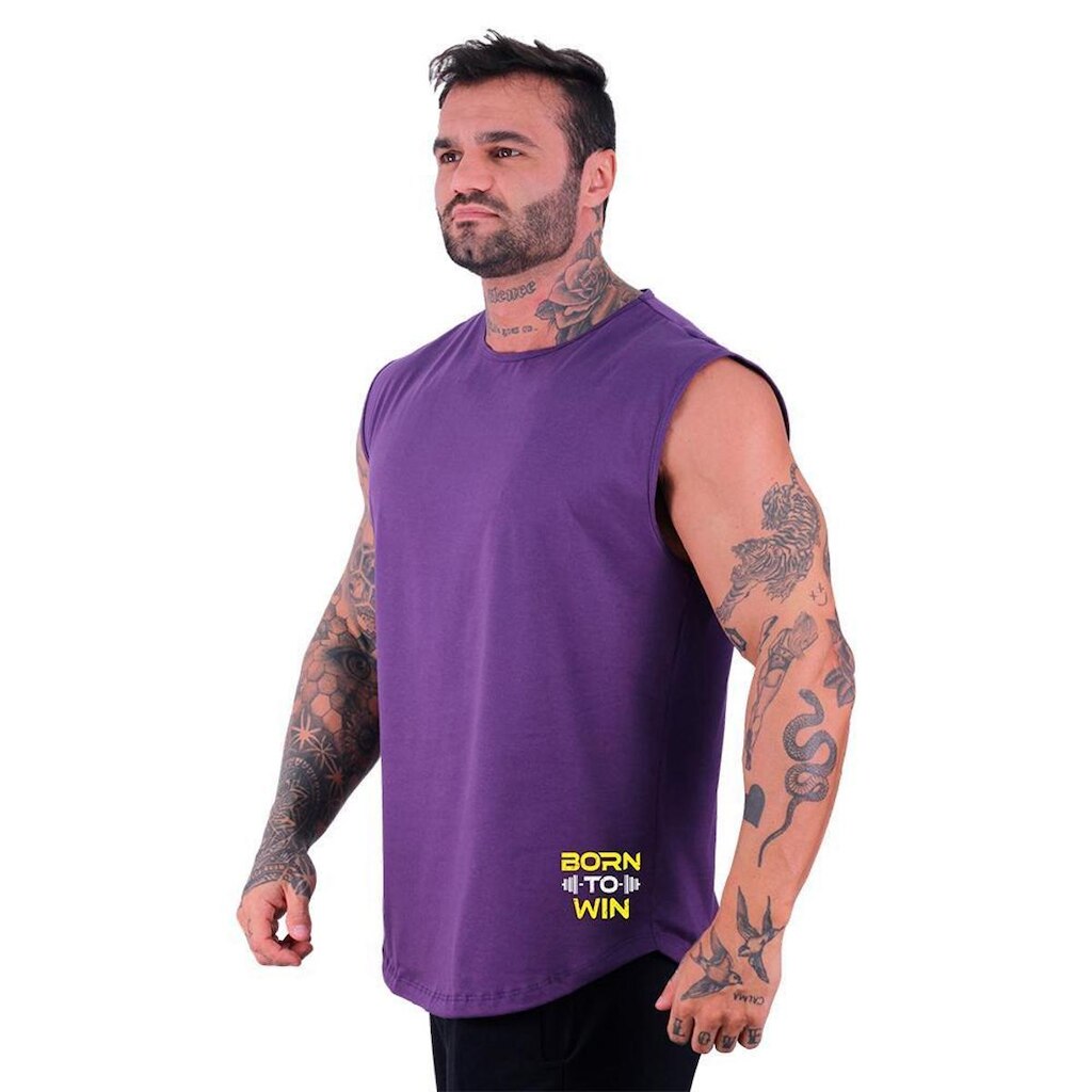 Regata Machão Longline MXD Conceito Estampada Musculação Fit