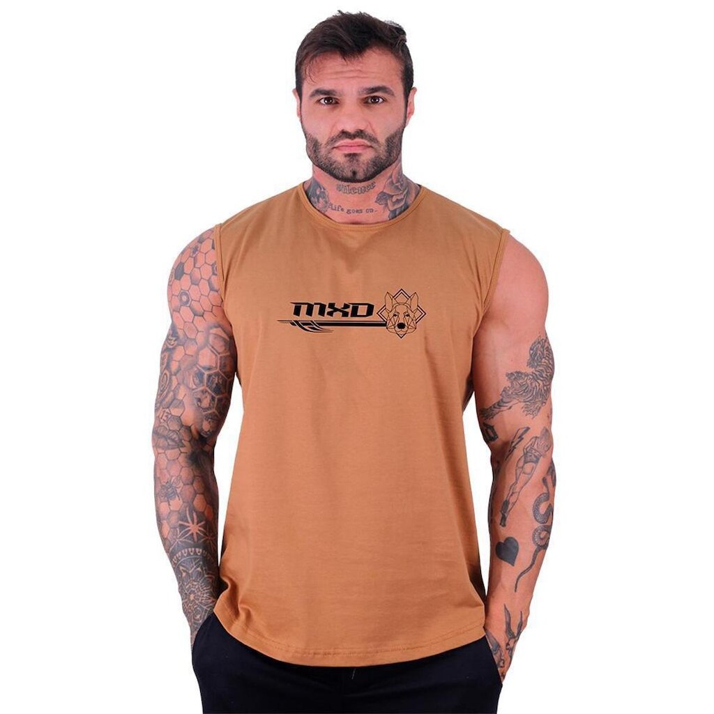 Regata Machão Longline MXD Conceito Estampada Treino Saúde
