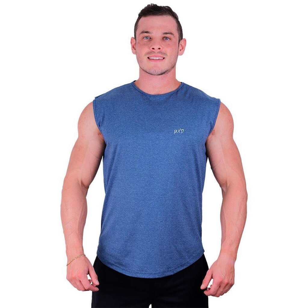 Regata Machão Longline MXD Conceito Estampada Treino Saúde
