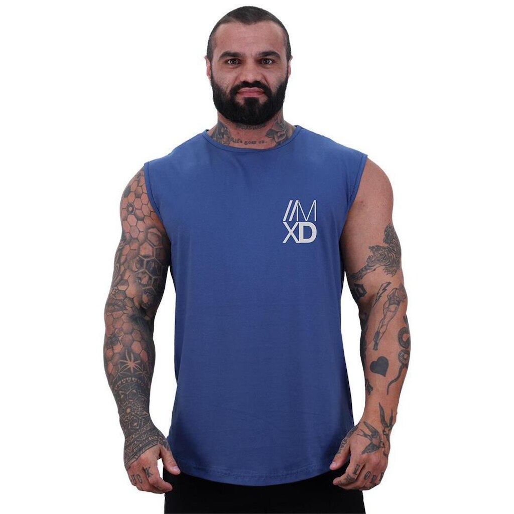 Regata Machão Longline MXD Conceito Estampada Treino Saúde