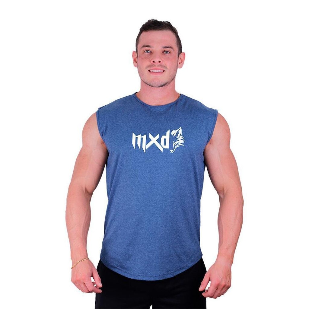 Regata Machão Longline MXD Conceito Estampada Treino Saúde