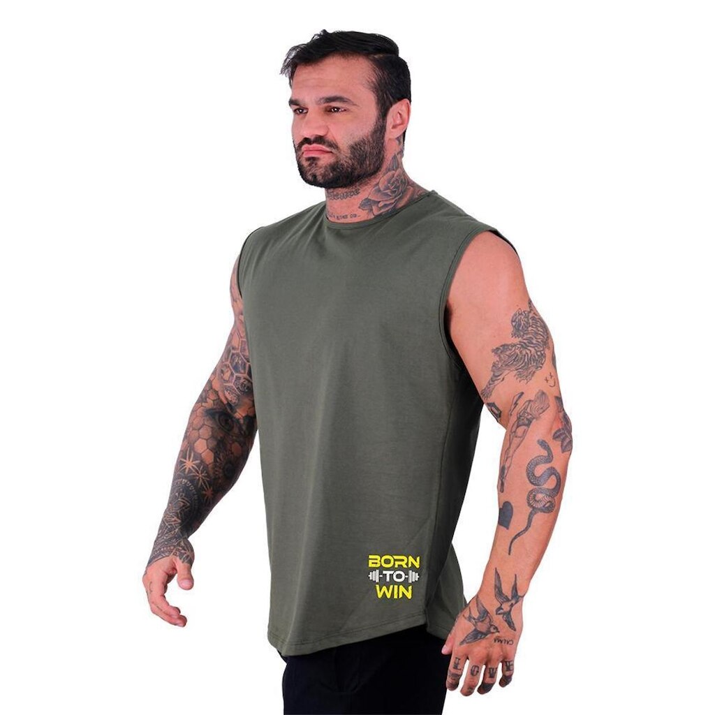 Regata Machão Longline MXD Conceito Estampada Treino Saúde