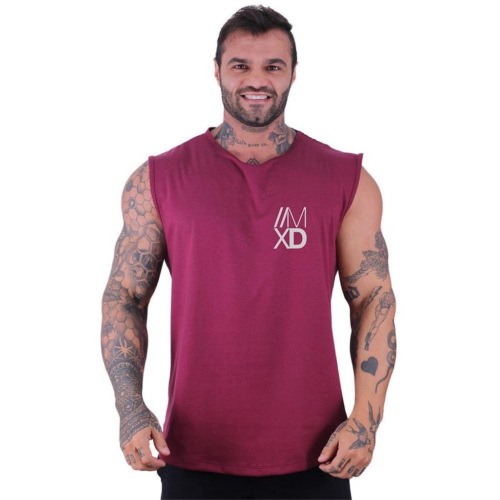 Regata Machão Longline MXD Conceito Estampada Treino Saúde