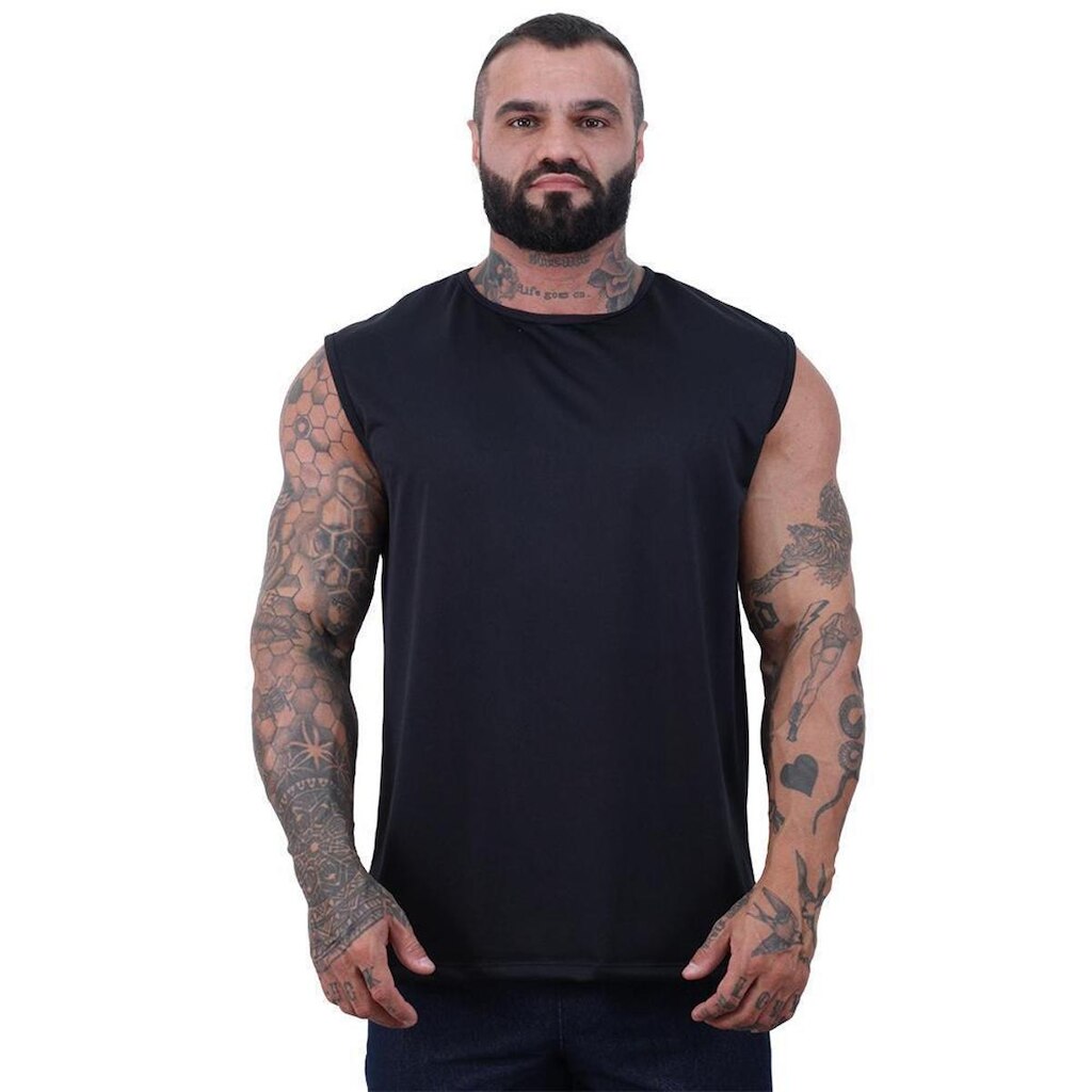 Regata Machão Mxd Conceito Dry 100% Poliéster Rajada