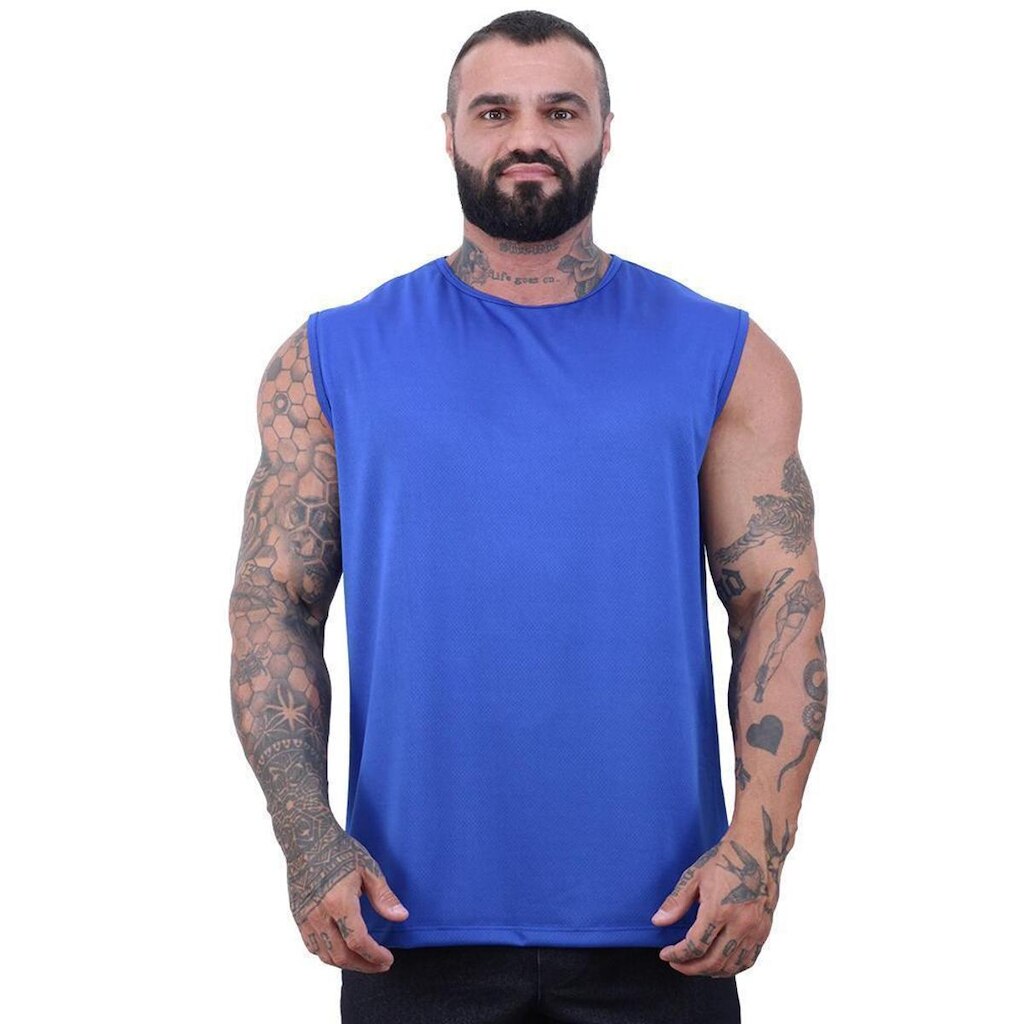 Regata Machão Mxd Conceito Dry 100% Poliéster Rajada