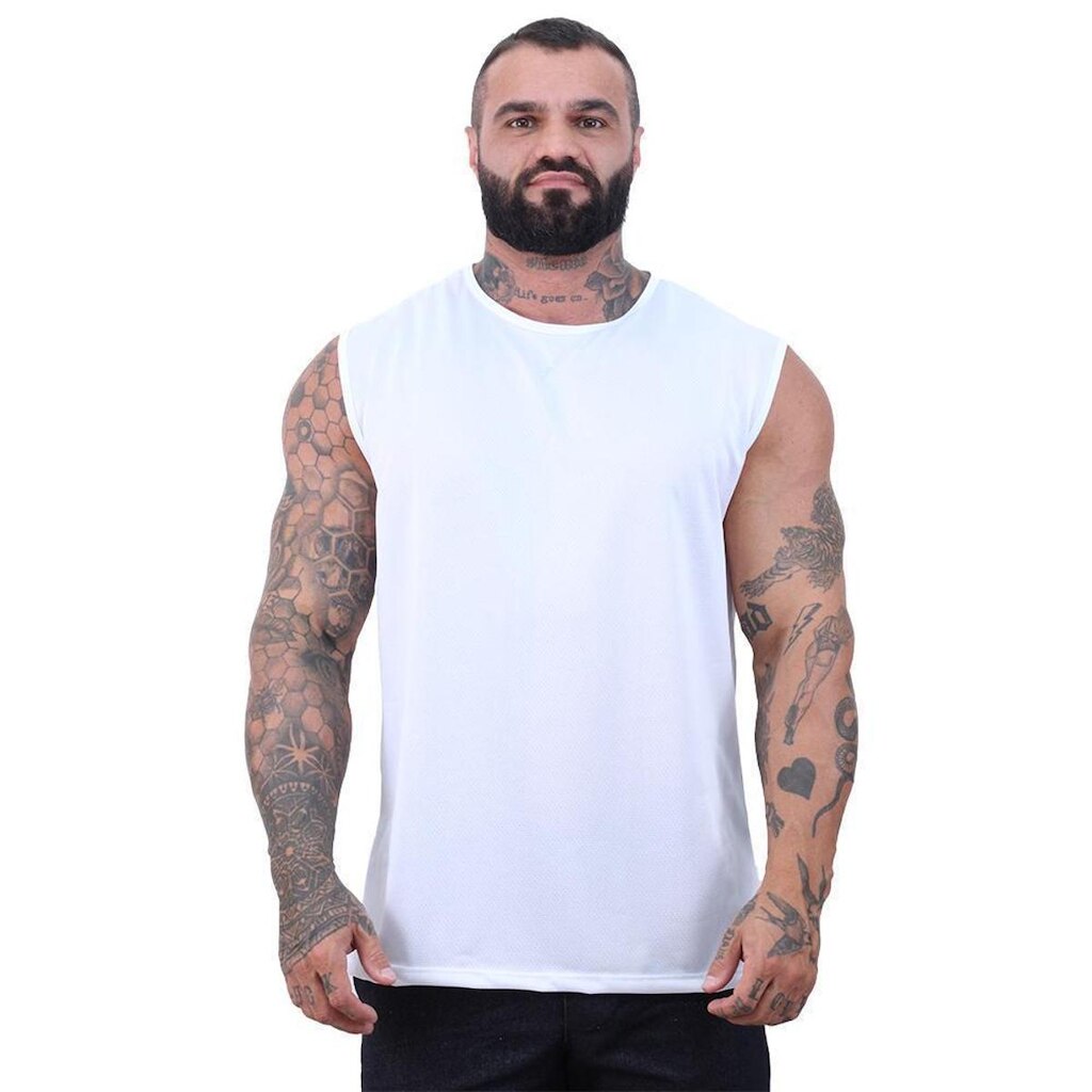 Regata Machão Mxd Conceito Dry 100% Poliéster Rajada