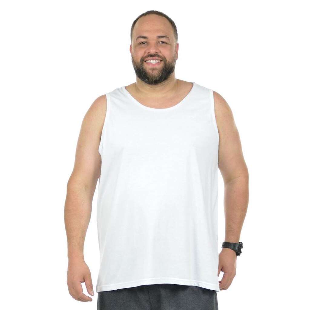 Regata machão plus size fenomenal Azul royal 50