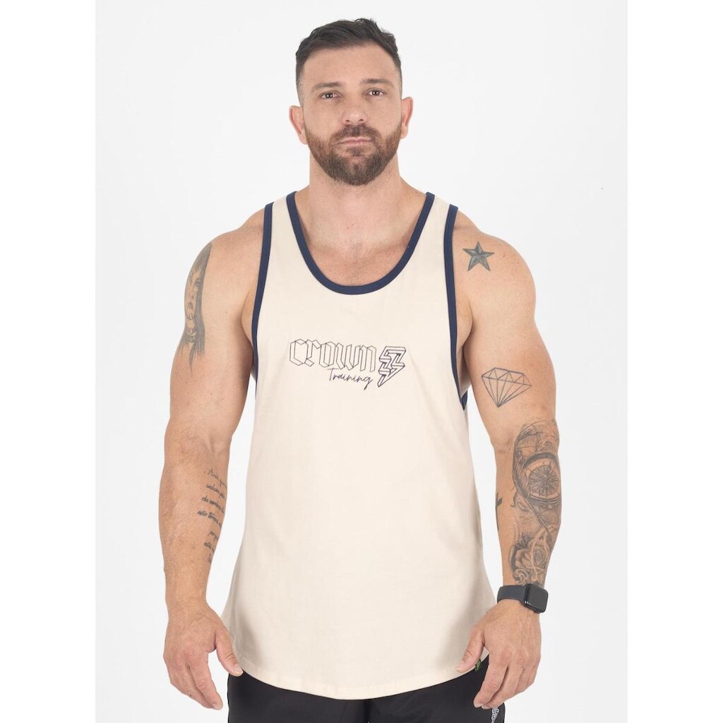 Regata Masculina 100% Algodão GYM