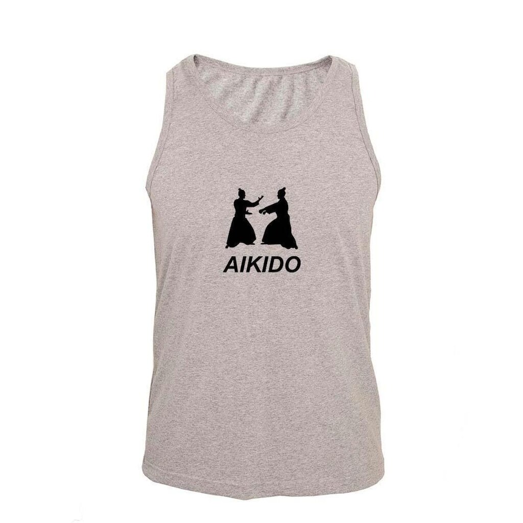 Regata Masculina Algodão Aikido 2 Estampada Verão Moderna