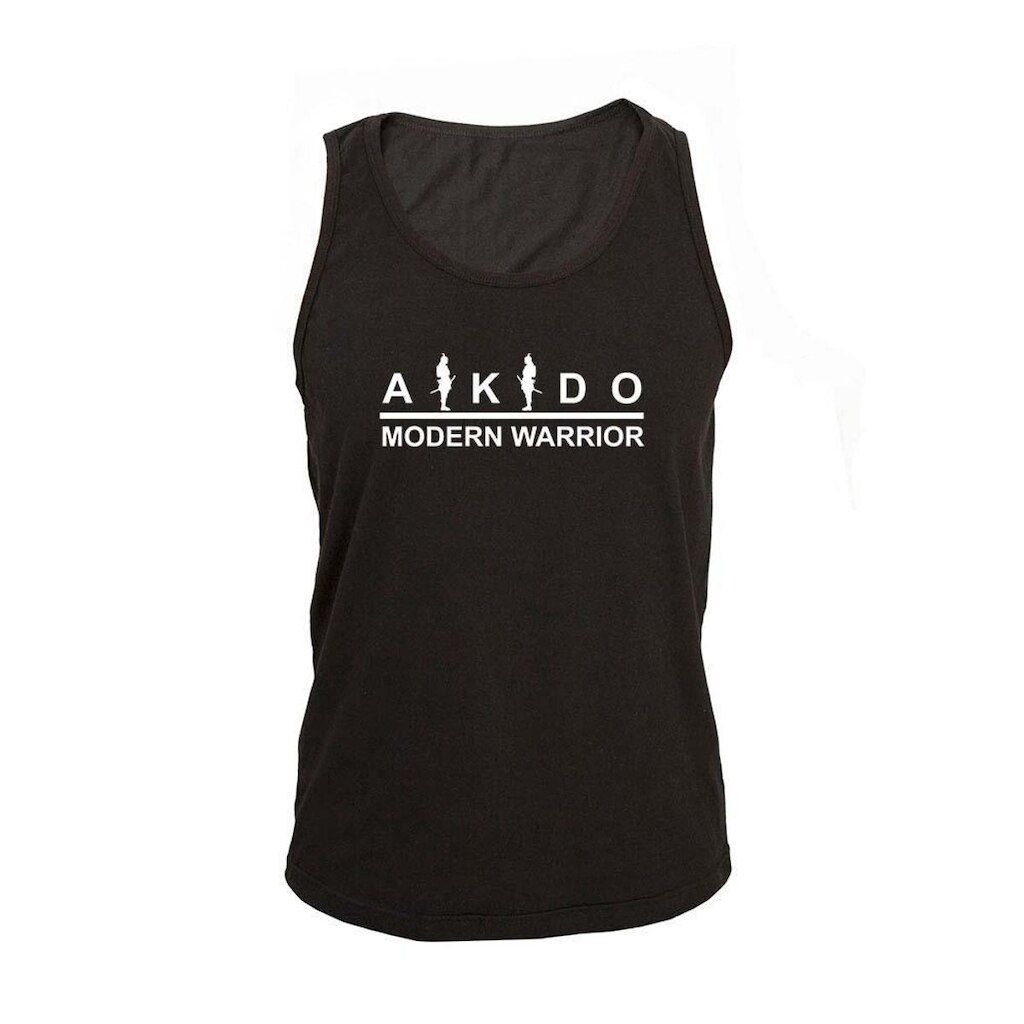 Regata Masculina Algodão Aikido Modern Estampada
