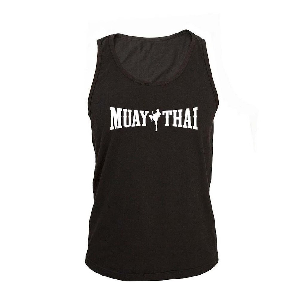 Regata Masculina Algodão Muay Thai 4 Estampada Verão Moderna