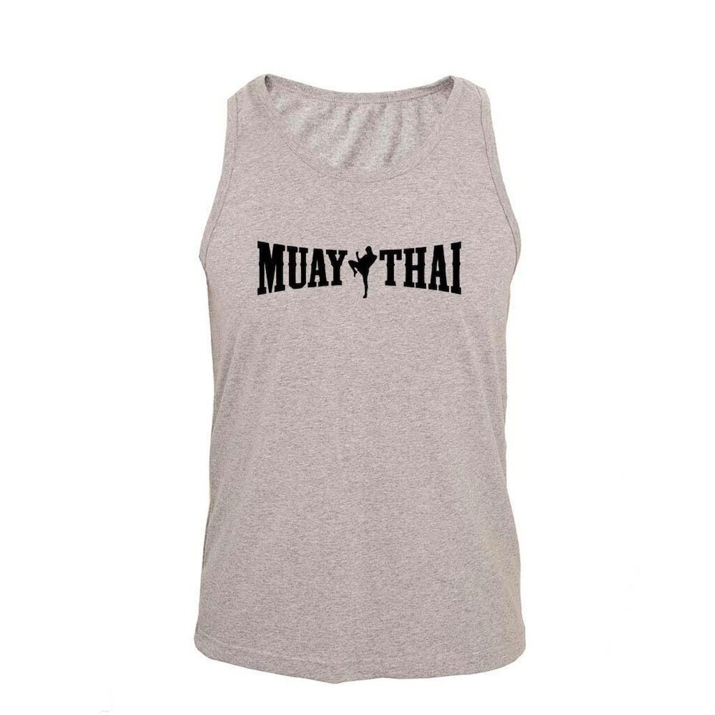 Regata Masculina Algodão Muay Thai 4 Estampada Verão Moderna