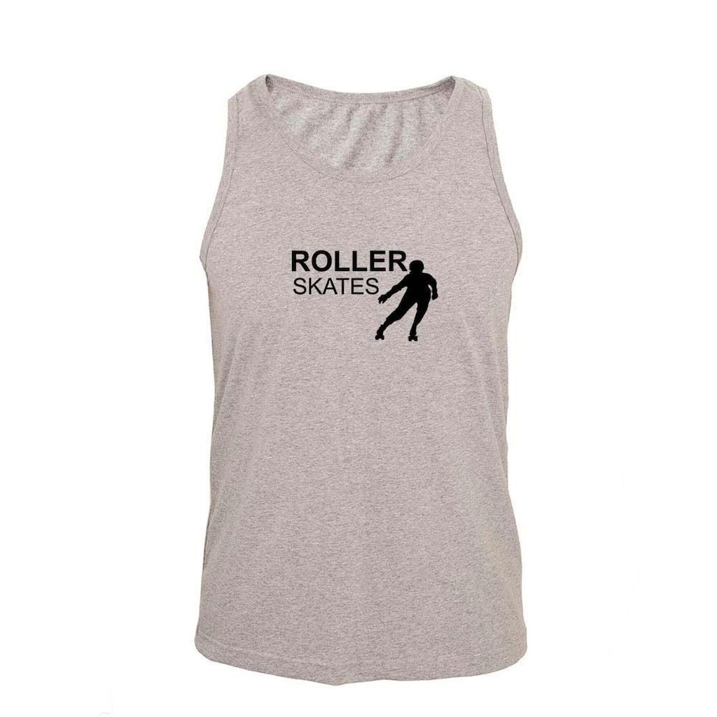 Regata Masculina Algodão Roller Skates Estampada Verão