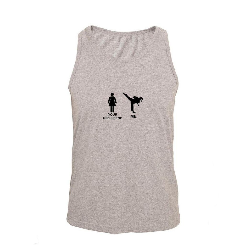 Regata Masculina Algodão Your Girlfriend Estampada