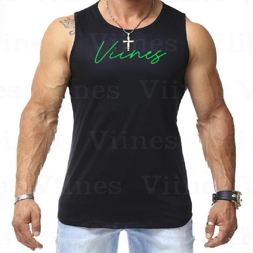 Regata Masculina Básica Estampa Viines