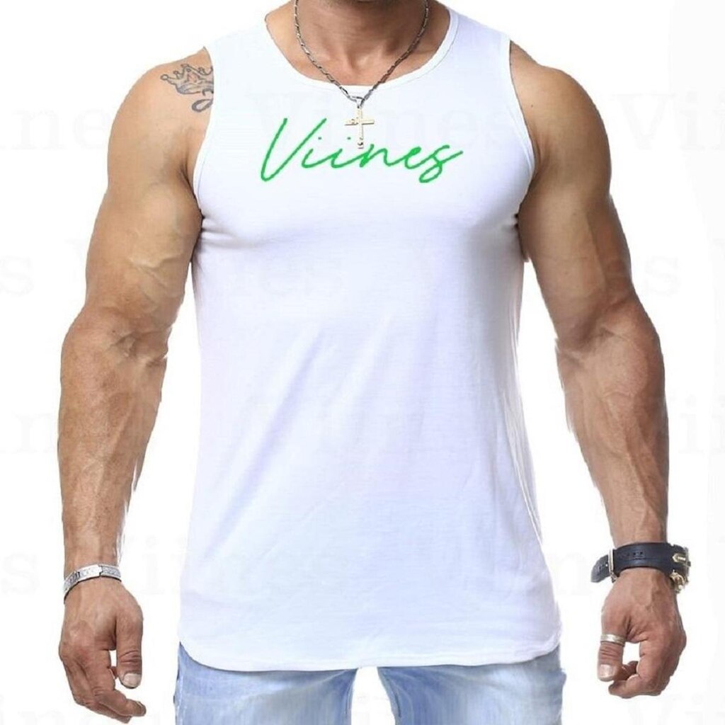 Regata Masculina Básica Estampa Viines