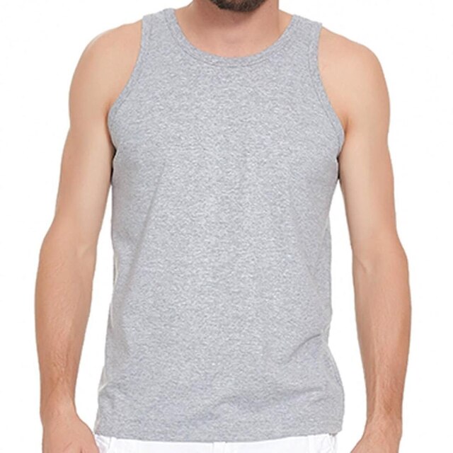 Regata Masculina Básica Sport Cinza