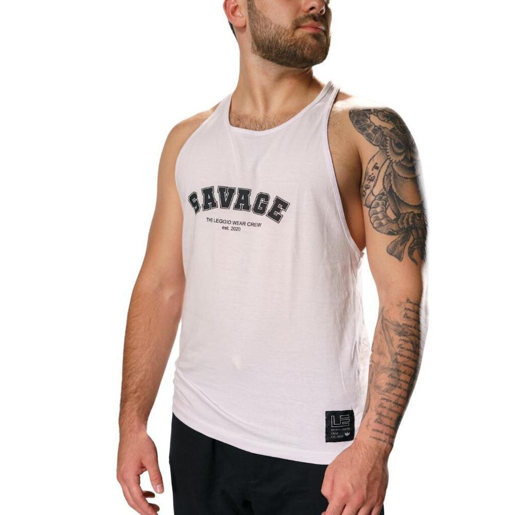 Regata Masculina Cavada Savage Branca