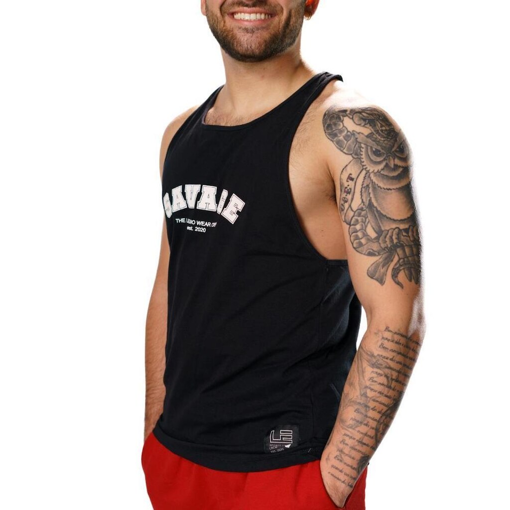 Regata Masculina Cavada Savage Preta