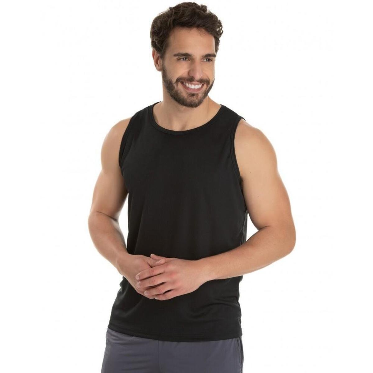 Regata Masculina Dry Proteção UV Academia Treino Menor preço em Regata Masculina Dry Proteção UV Academia Treino