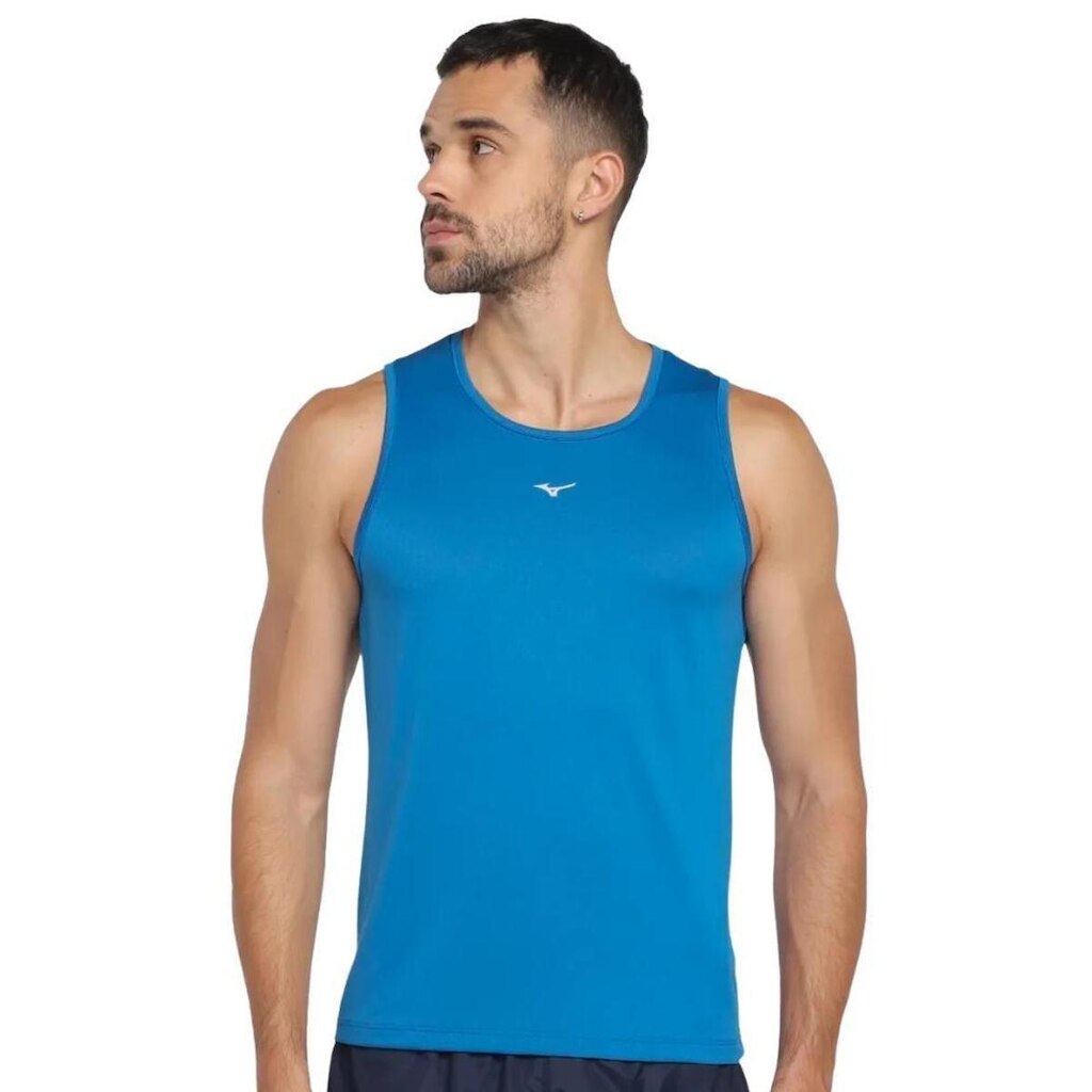 Regata Masculina Mizuno Nirvana Azul River Blue MNMAR3786