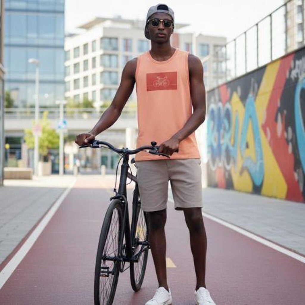 Regata Masculina Musculosa Estampada Bike Hering