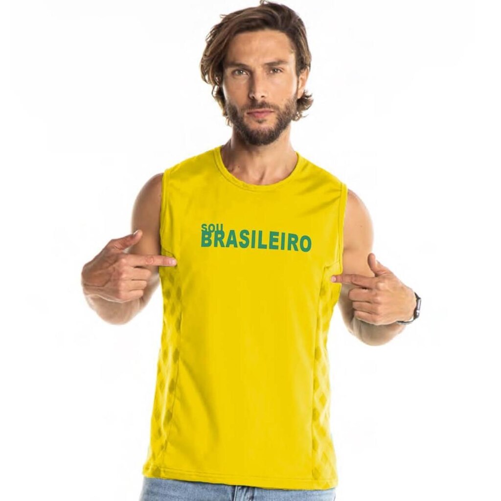 Regata Masculina Sou Brasileiro Verde