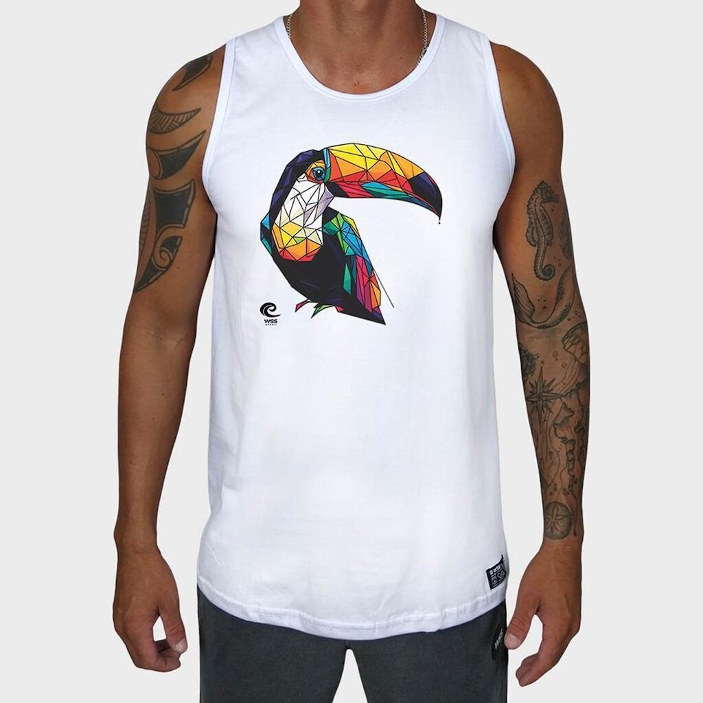 Regata Masculina Toucan Delight Algodão Prime WSS