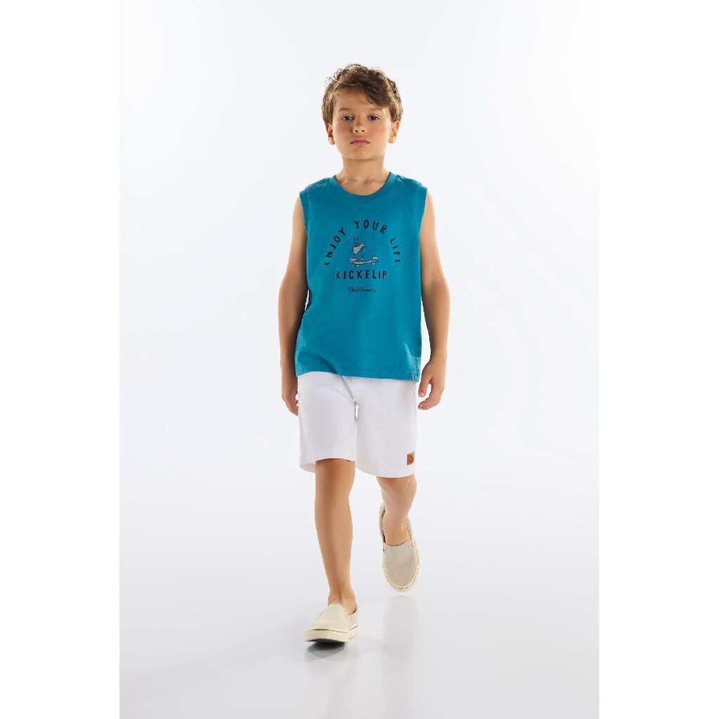 Regata Menino em Meia Malha Quimby
