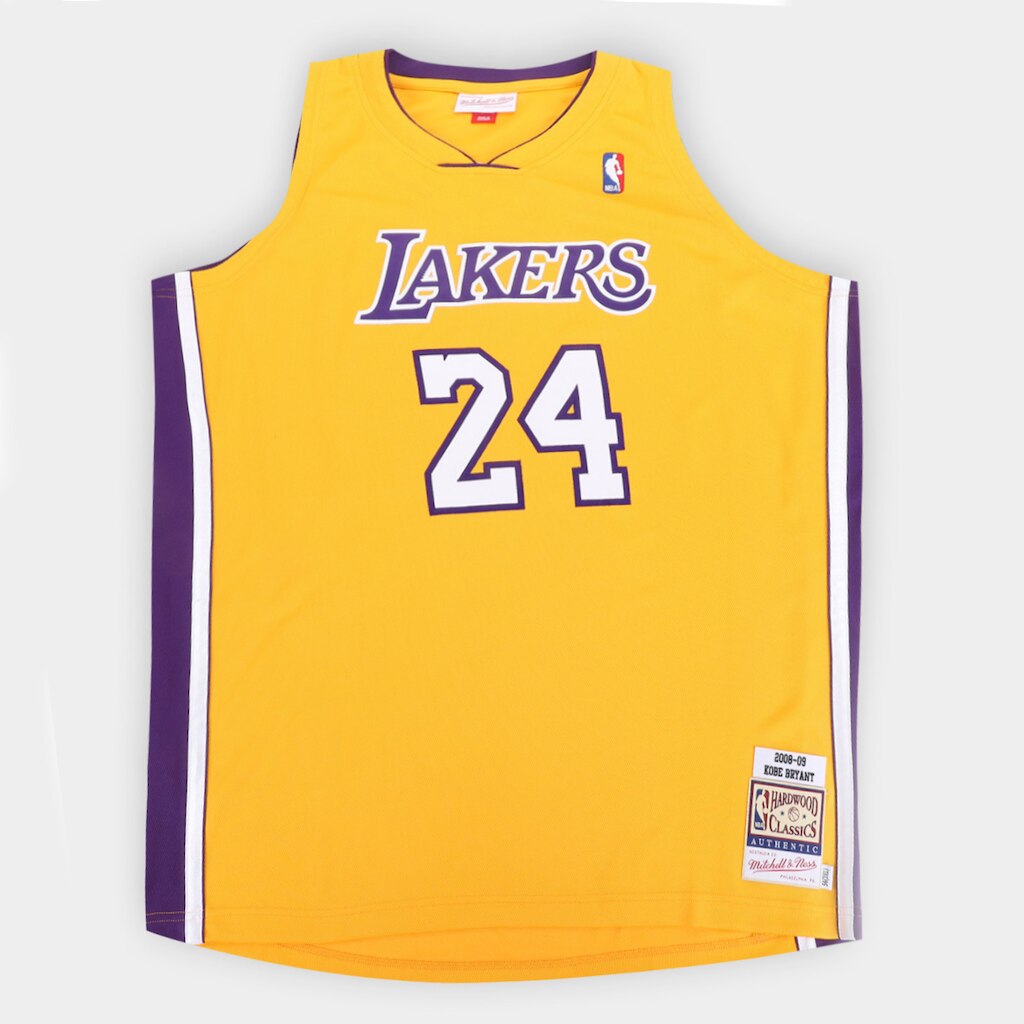Regata Mitchell e Ness Plus Size Authentic Jersey  Lakers Kobe Bryant  Masculina