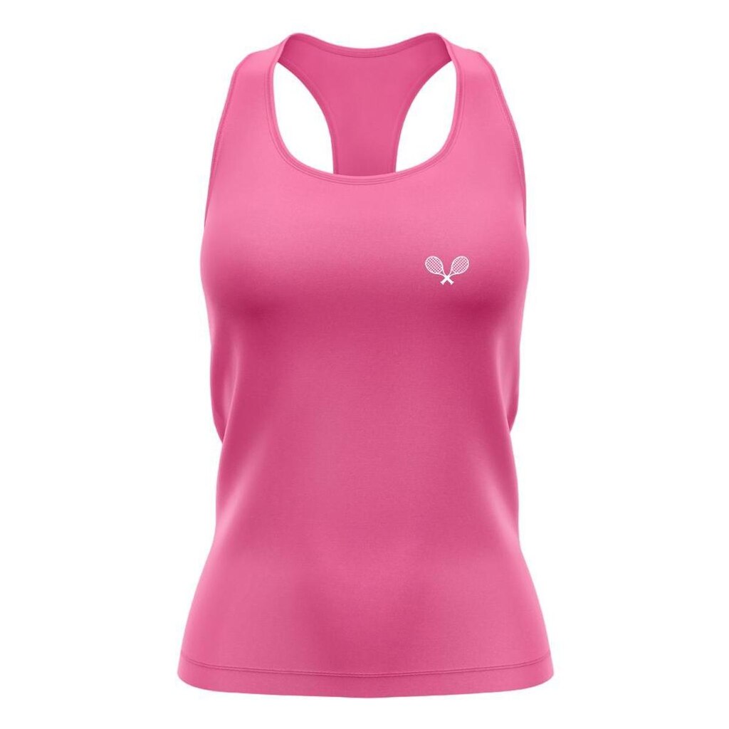 Regata Nadador Feminina Dry Proteção Solar Estampada Raquete