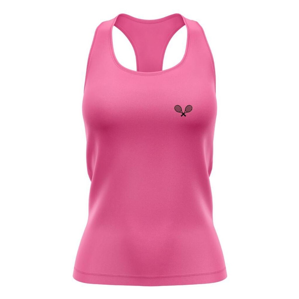 Regata Nadador Feminina Dry Proteção Solar Estampada Raquete