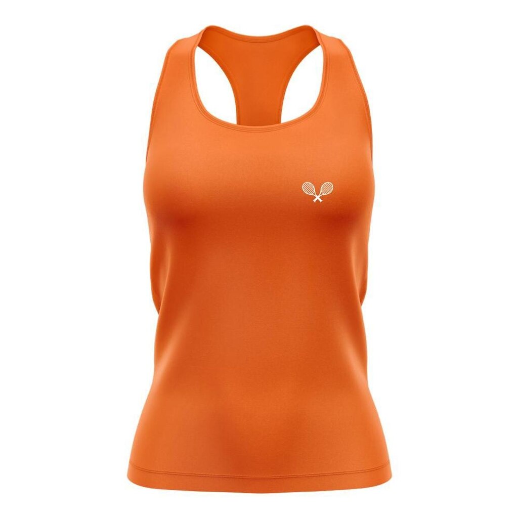 Regata Nadador Feminina Dry Proteção Solar Estampada Raquete