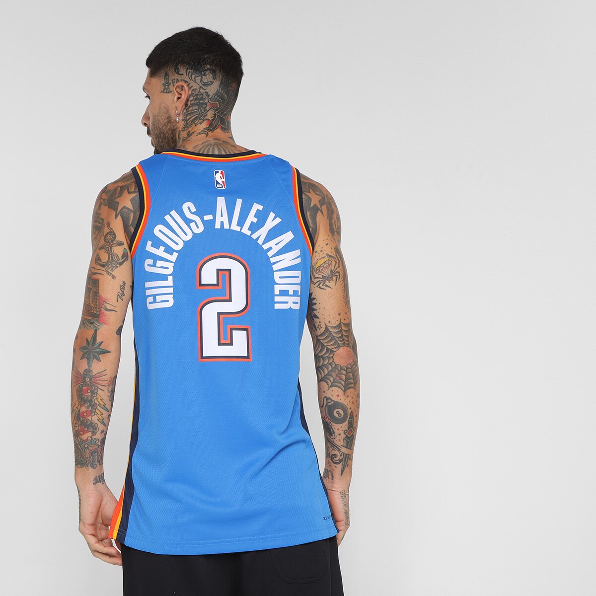 Regata NBA Nike Oklahoma City Thunder Shai Gilgeous-Alexander Nº 2 Dri-Fit Masculina - 1