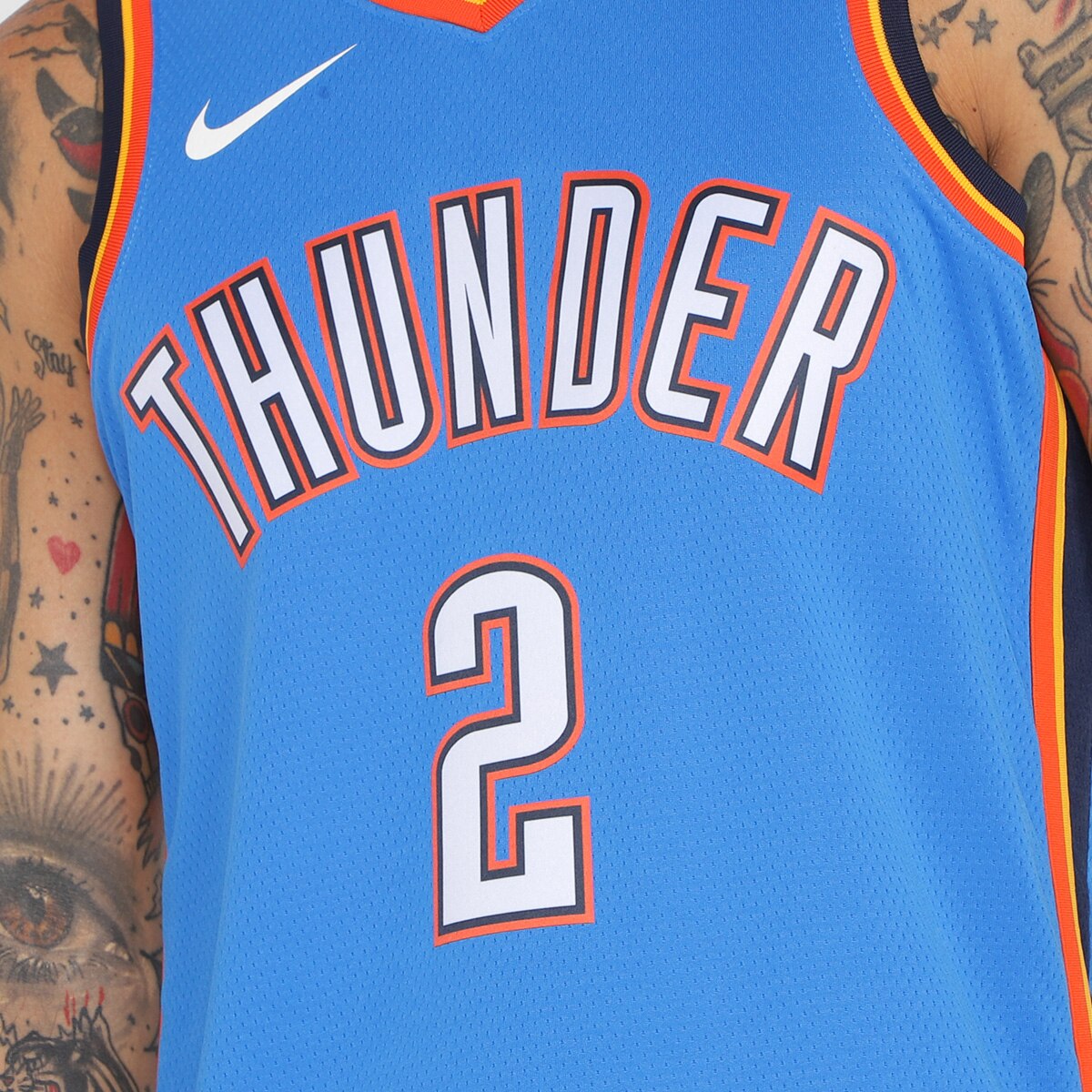 Regata NBA Nike Oklahoma City Thunder Shai Gilgeous-Alexander Nº 2 Dri-Fit Masculina - 2